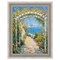 Italian Florentine Silver Leaf Shadow Box Picture Frame 13x16 frame